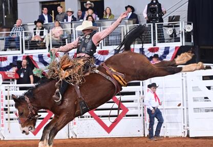 Brody Cress finds rythem at Fort Worth Stock Show & Rodeo