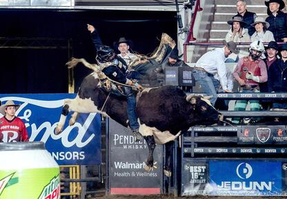 Denver Chute-Out bull riding offers thrills and spills