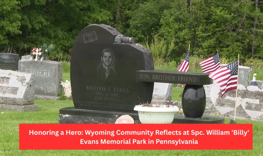 Honoring a Hero: Wyoming Community Reflects at Spc. William ‘Billy’ Evans Memorial Park in Pennsylvania
