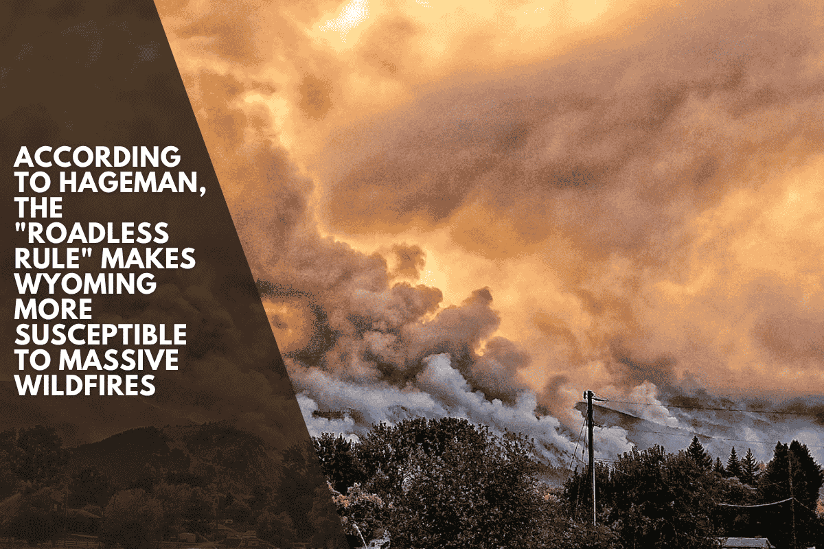 According to Hageman, the "Roadless Rule" makes Wyoming more susceptible to massive wildfires