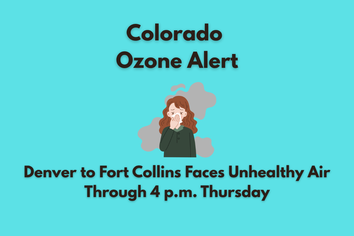 Colorado Ozone Alert Denver to Fort Collins Faces Unhealthy Air Through 4 p.m. Thursday