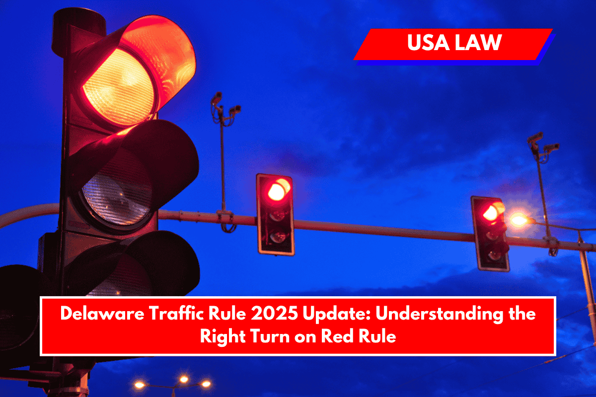 Delaware Traffic Rule 2025 Update Understanding the Right Turn on Red Rule