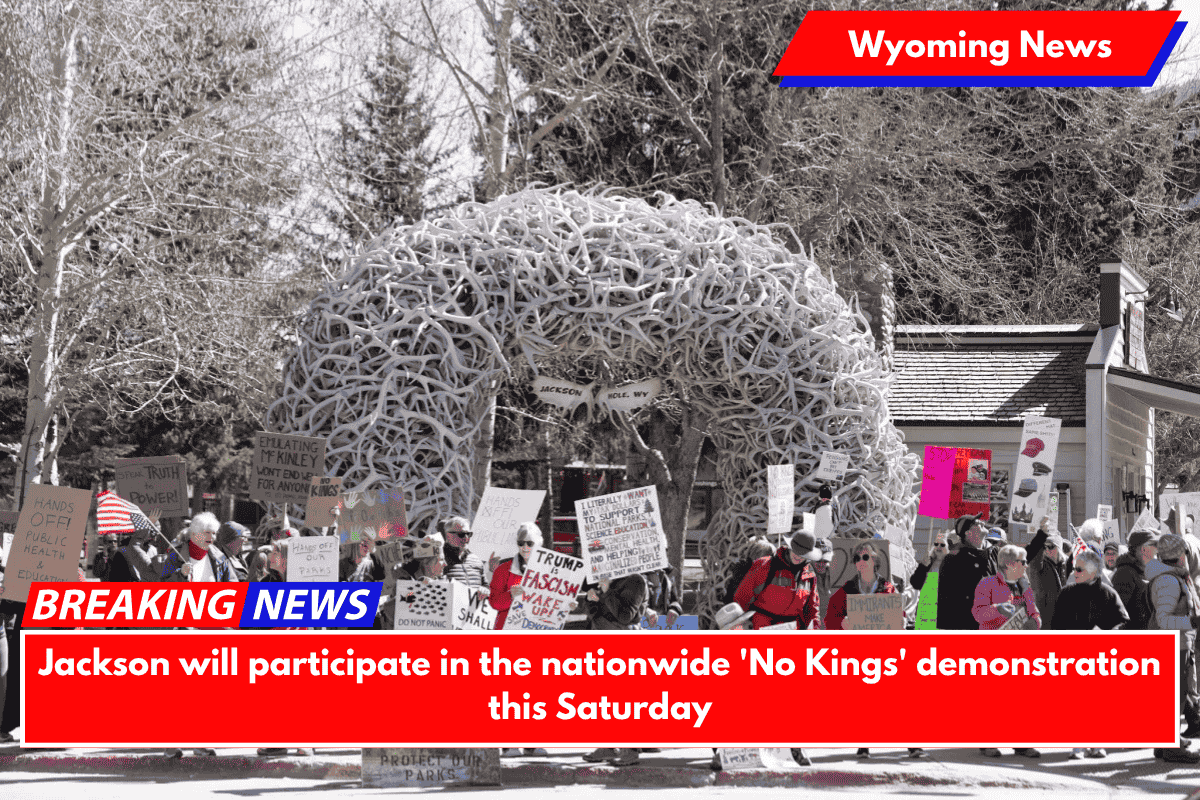 Jackson will participate in the nationwide 'No Kings' demonstration this Saturday