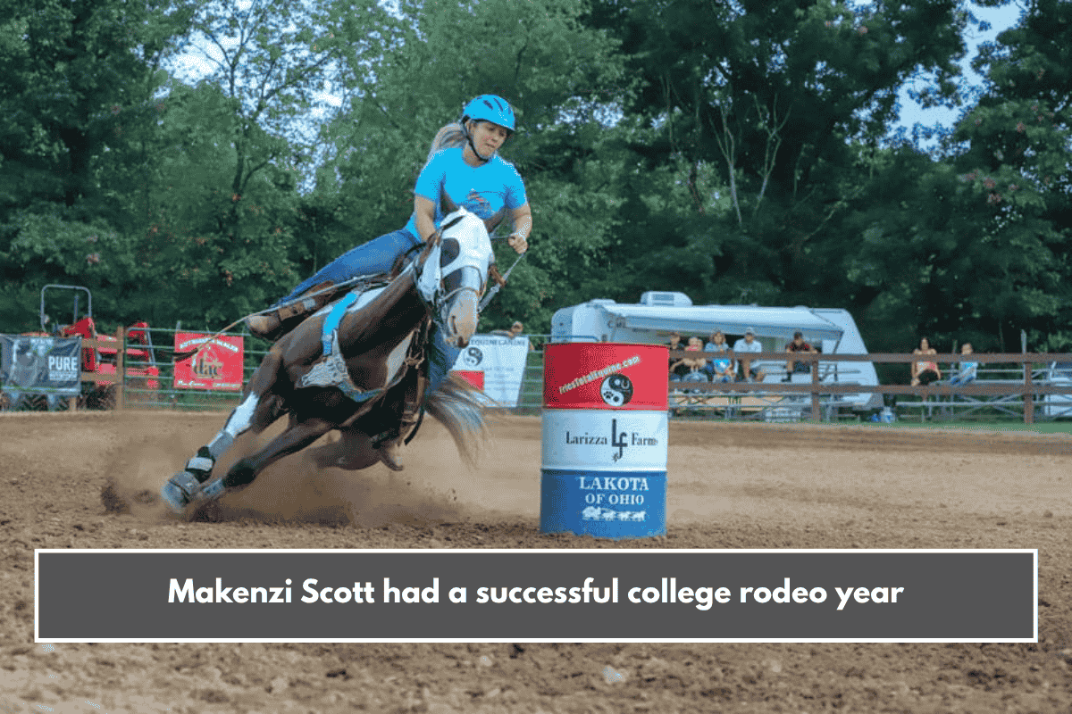 Makenzi Scott had a successful college rodeo year