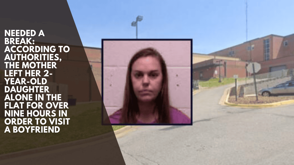 Needed a break: According to authorities, the mother left her 2-year-old daughter alone in the flat for over nine hours in order to visit a boyfriend
