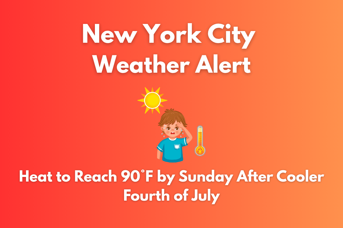 New York City Weather Alert Heat to Reach 90°F by Sunday After Cooler Fourth of July