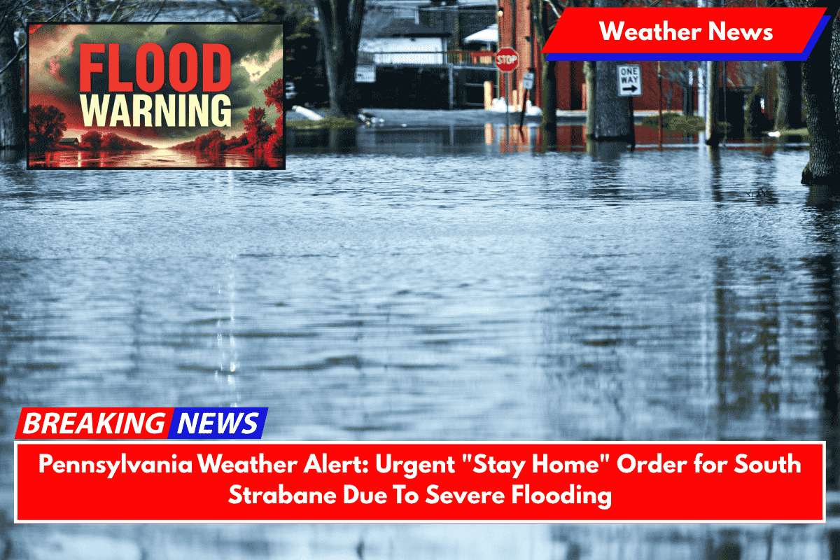 Pennsylvania Weather Alert: Urgent "Stay Home" Order for South Strabane Due To Severe Flooding