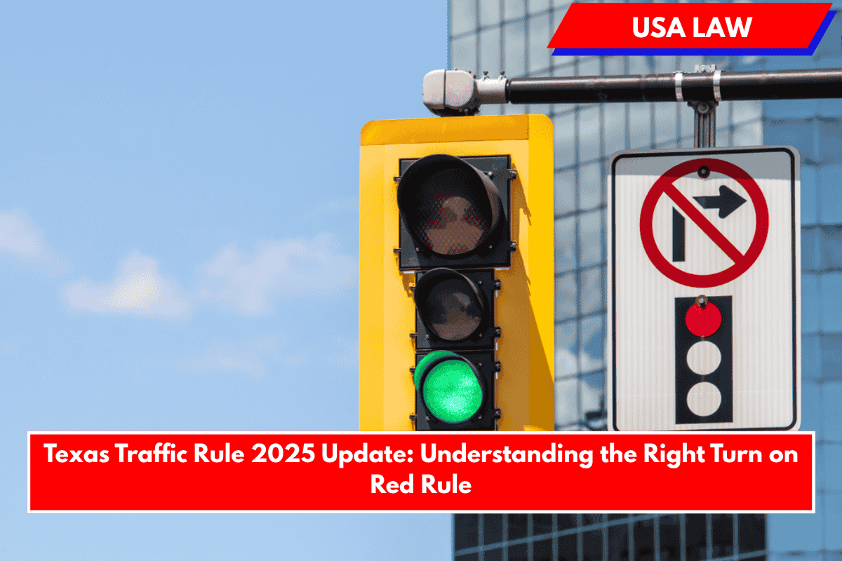 Texas Traffic Rule 2025 Update: Understanding the Right Turn on Red Rule