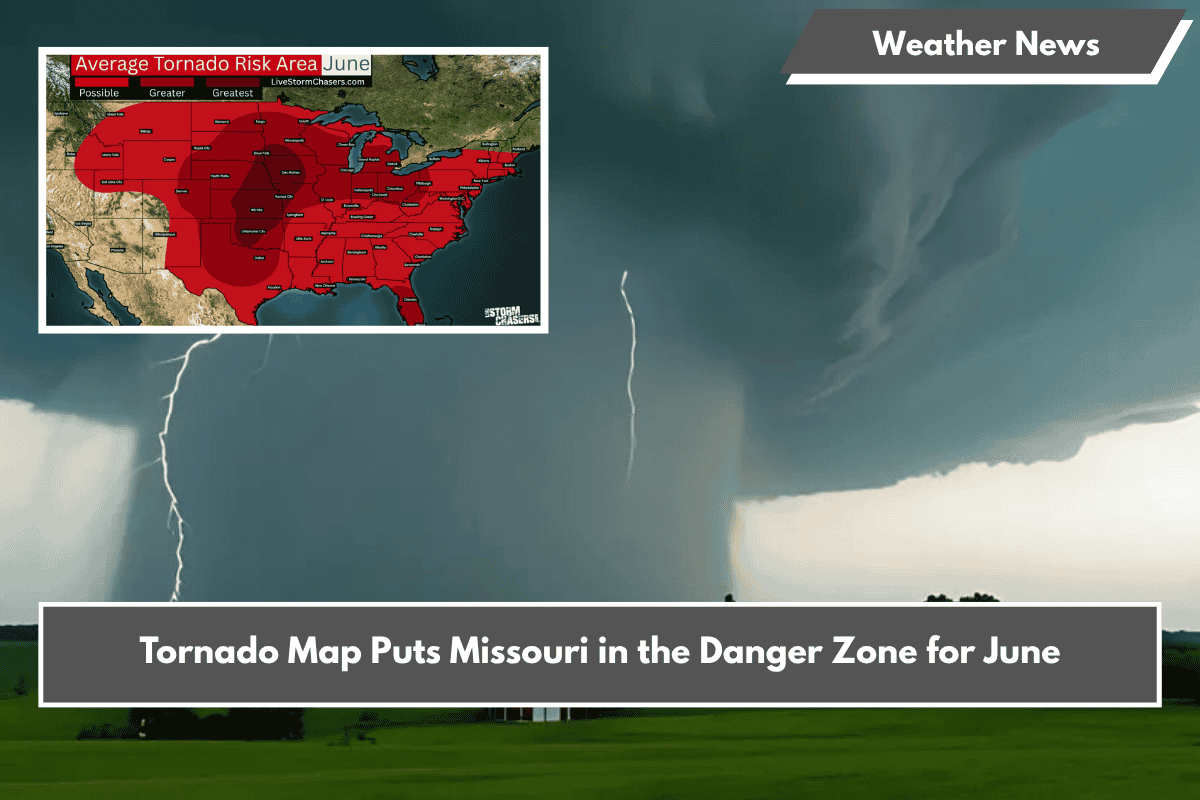 Tornado Map Puts Missouri in the Danger Zone for June