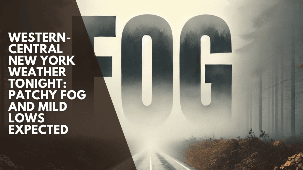 Western-Central New York Weather Tonight: Patchy Fog and Mild Lows Expected