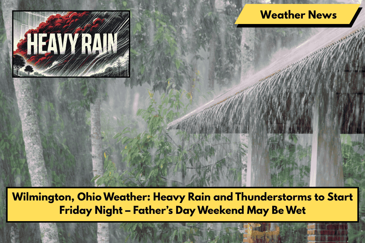 Wilmington, Ohio Weather: Heavy Rain and Thunderstorms to Start Friday Night – Father’s Day Weekend May Be Wet