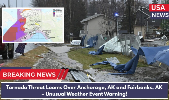 Tornado Threat Looms Over Anchorage, AK and Fairbanks, AK – Unusual Weather Event Warning!
