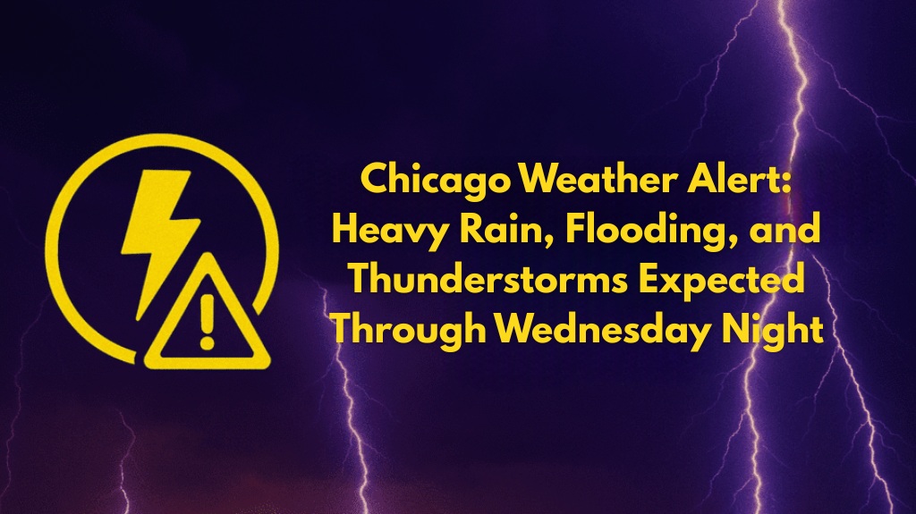 Chicago Weather Alert: Heavy Rain, Flooding, and Thunderstorms Expected Through Wednesday Night