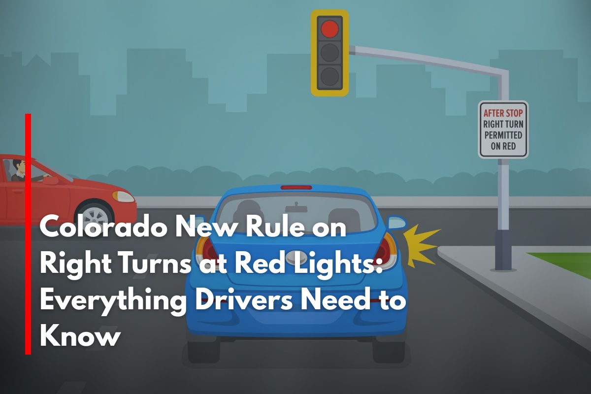 Colorado New Rule on Right Turns at Red Lights: Everything Drivers Need to Know