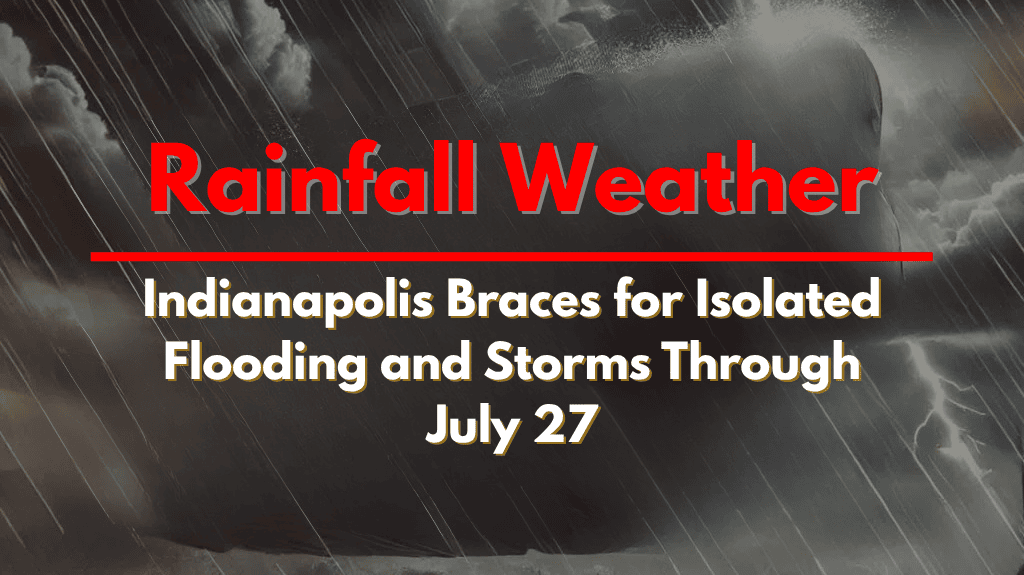 Indianapolis Braces for Isolated Flooding and Storms Through July 27
