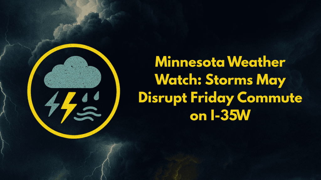 Minnesota Weather Watch Storms May Disrupt Friday Commute on I-35W