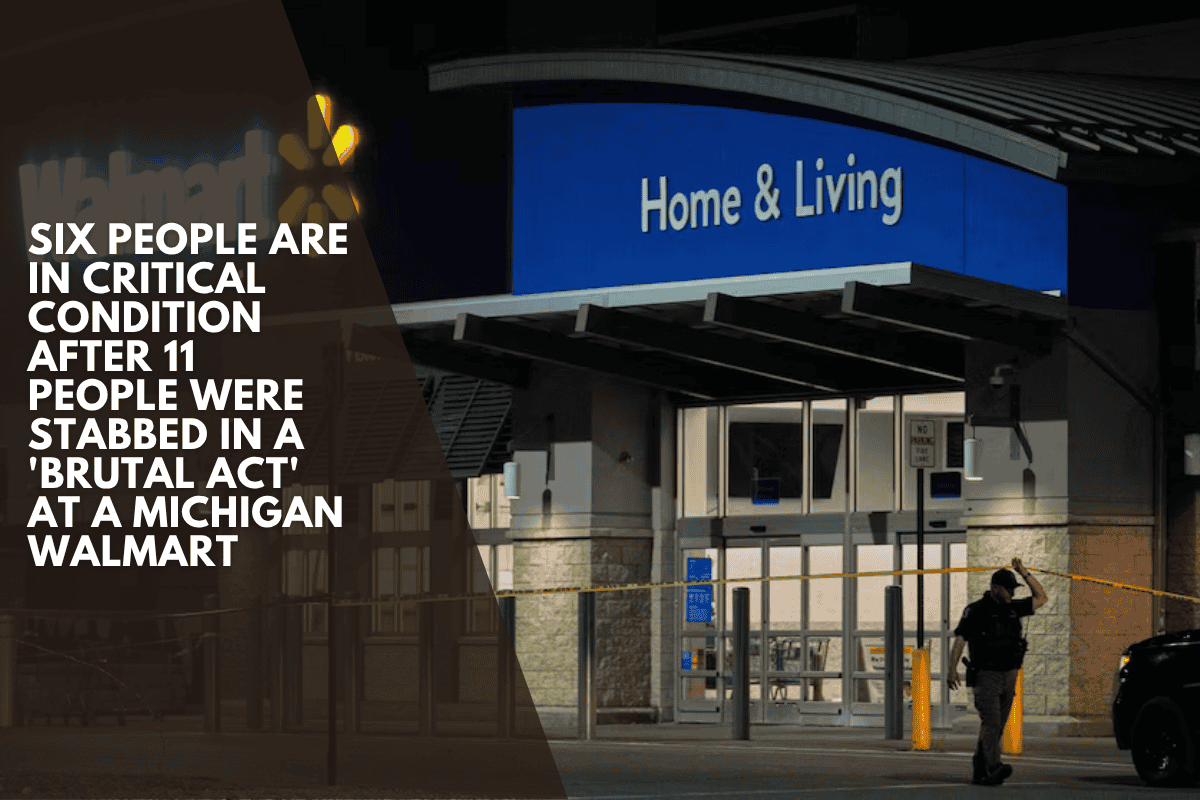 Six people are in critical condition after 11 people were stabbed in a 'brutal act' at a Michigan Walmart