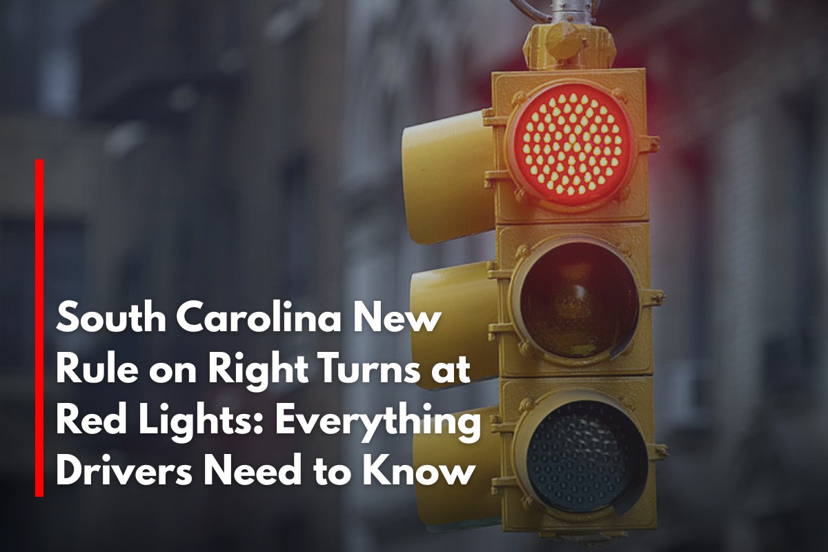 South Carolina New Rule on Right Turns at Red Lights: Everything Drivers Need to Know