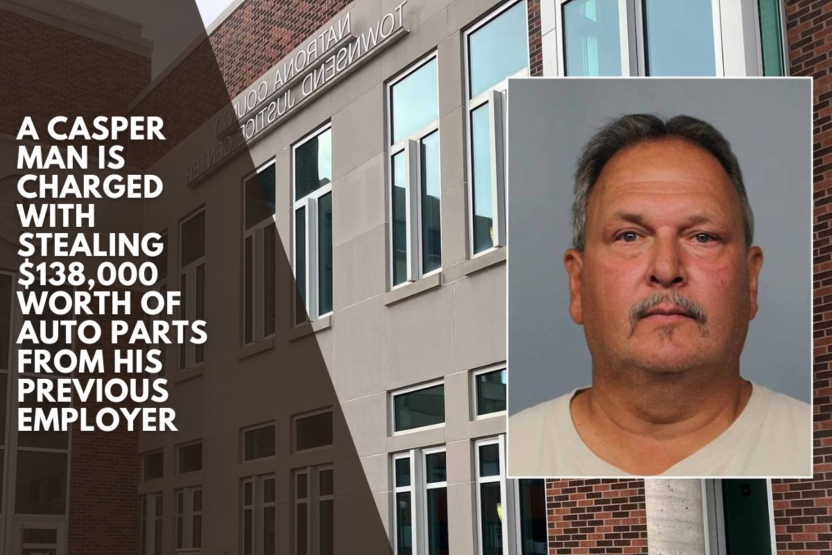 A Casper man is charged with stealing $138,000 worth of auto parts from his previous employer