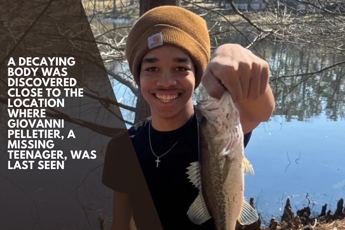 A decaying body was discovered close to the location where Giovanni Pelletier, a missing teenager, was last seen