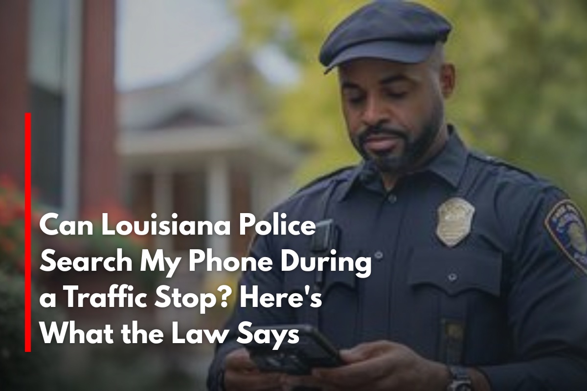 Can Louisiana Police Search My Phone During a Traffic Stop? Here's What the Law Says