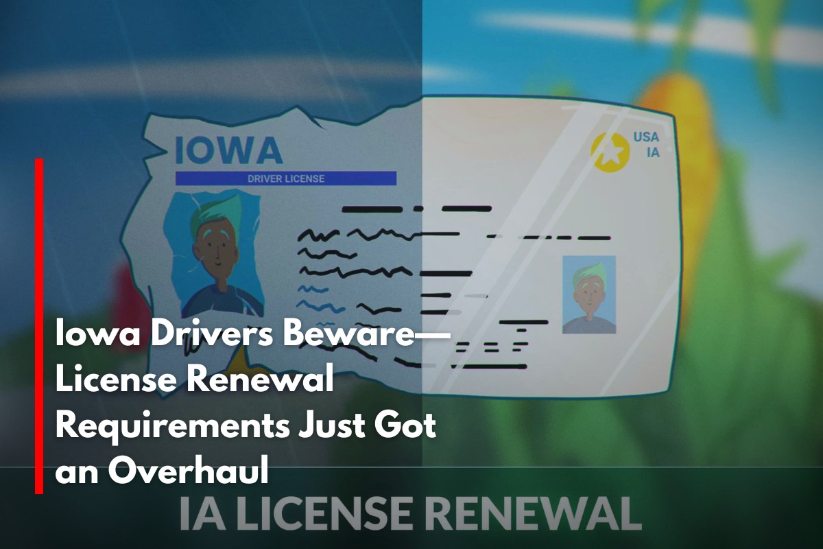 Iowa Drivers Beware—License Renewal Requirements Just Got an Overhaul