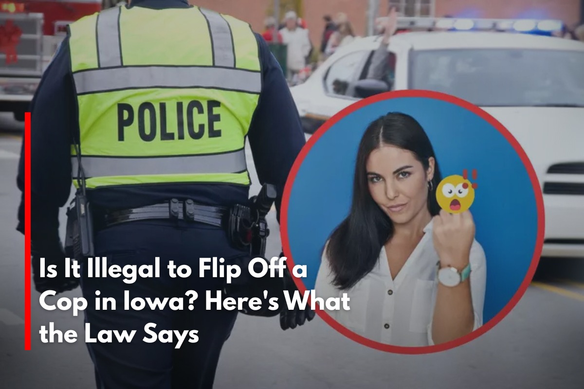 Is It Illegal to Flip Off a Cop in Iowa? Here's What the Law Says