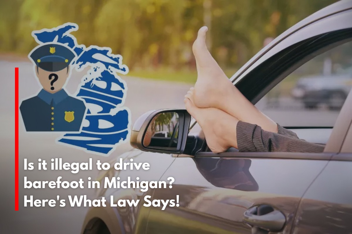 Is it illegal to drive barefoot in Michigan? Here's What Law Says!