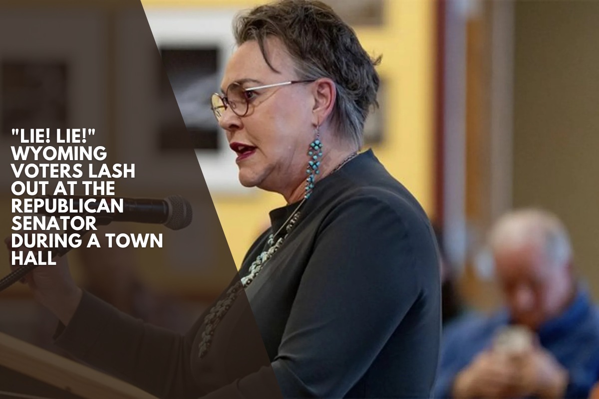 "Lie! Lie!" Wyoming voters lash out at the Republican senator during a town hall