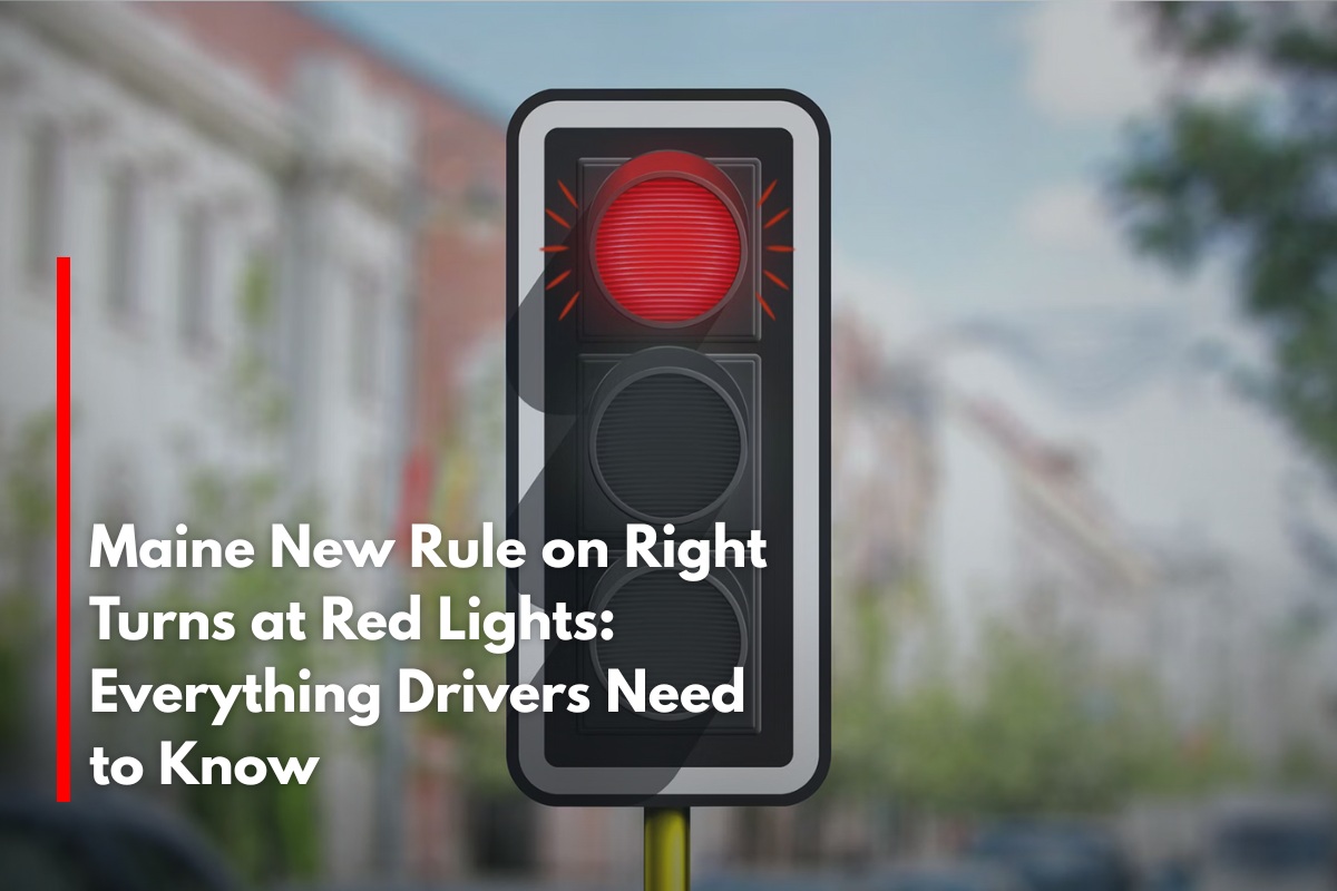 Maine New Rule on Right Turns at Red Lights: Everything Drivers Need to Know