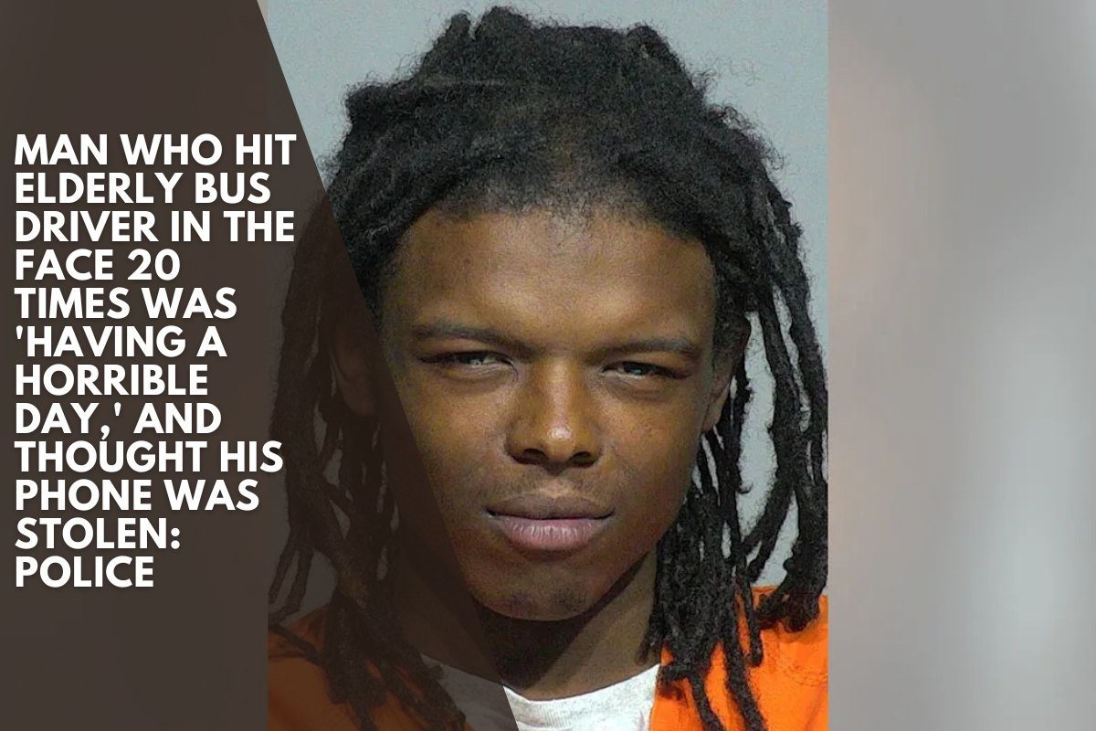 Man who hit elderly bus driver in the face 20 times was 'having a horrible day,' and thought his phone was stolen: Police
