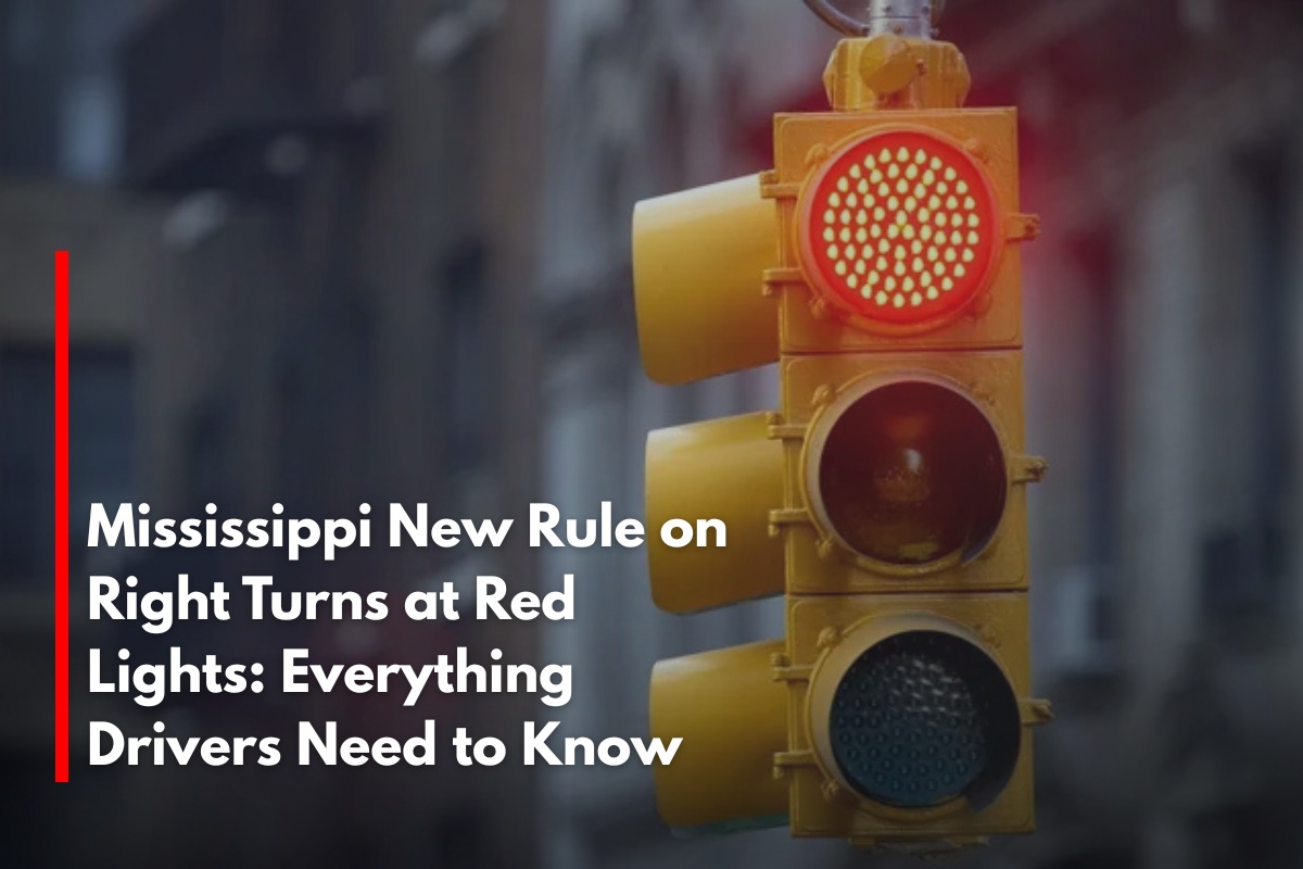 Mississippi New Rule on Right Turns at Red Lights: Everything Drivers Need to Know