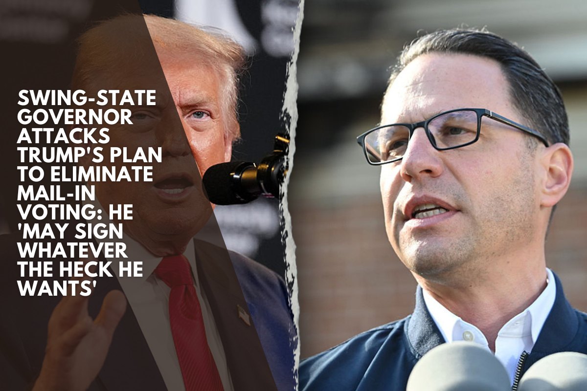Swing-state governor attacks Trump's plan to eliminate mail-in voting: He 'may sign whatever the heck he wants'