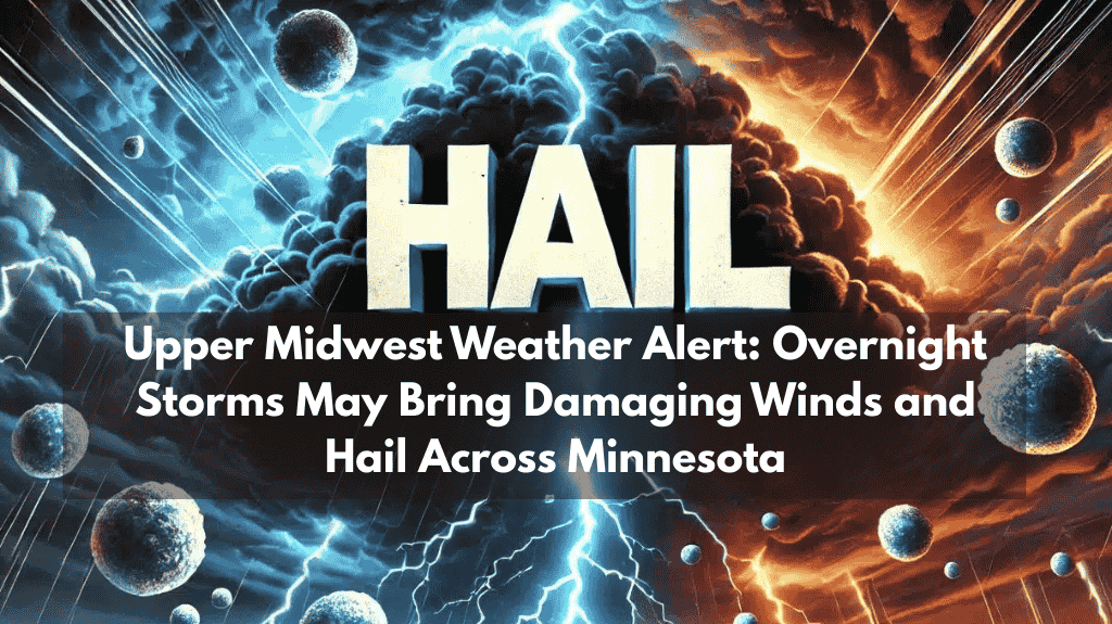 Upper Midwest Weather Alert Overnight Storms May Bring Damaging Winds and Hail Across Minnesota