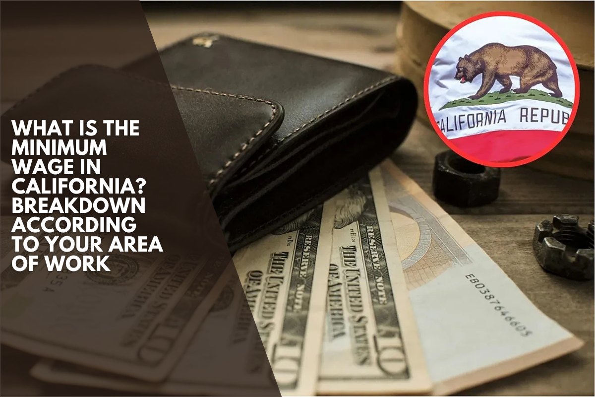 What is the minimum wage in California? Breakdown according to your area of work