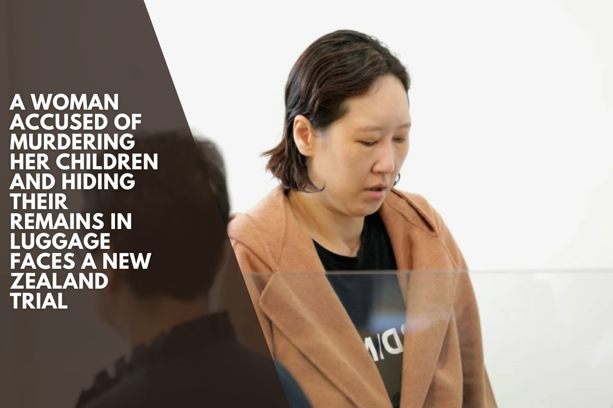 A woman accused of murdering her children and hiding their remains in luggage faces a New Zealand trial