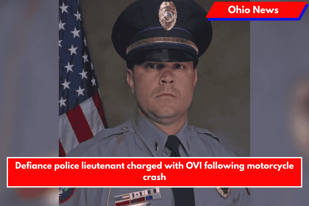 Defiance police lieutenant charged with OVI following motorcycle crash