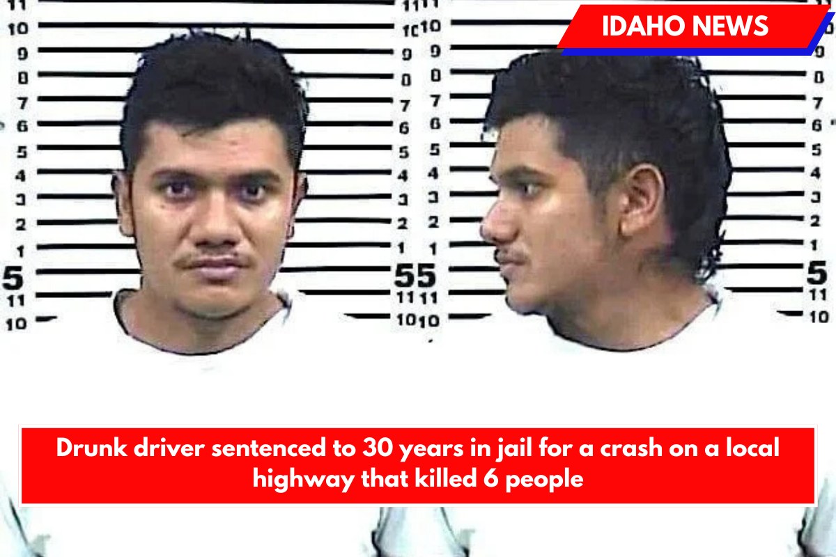 Drunk driver sentenced to 30 years in jail for a crash on a local highway that killed 6 people