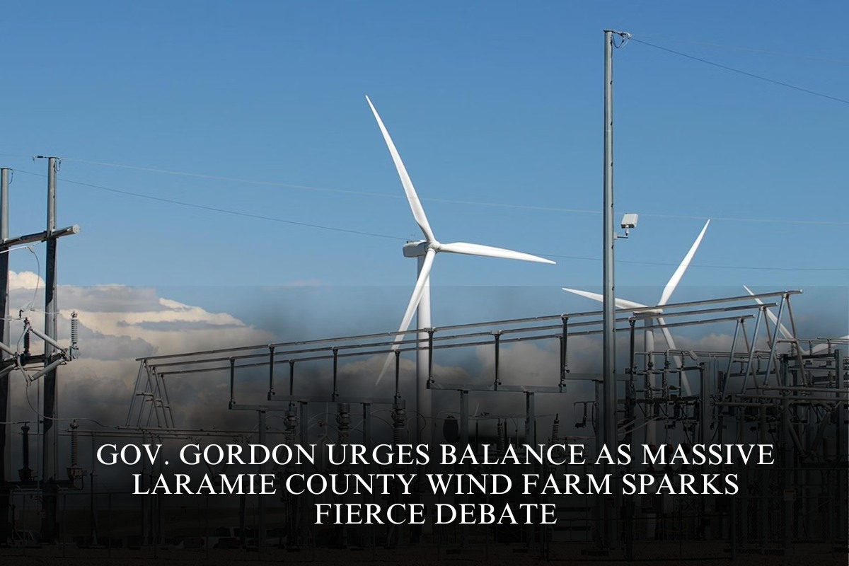 Gov. Gordon urges balance as massive Laramie County wind farm sparks fierce debate