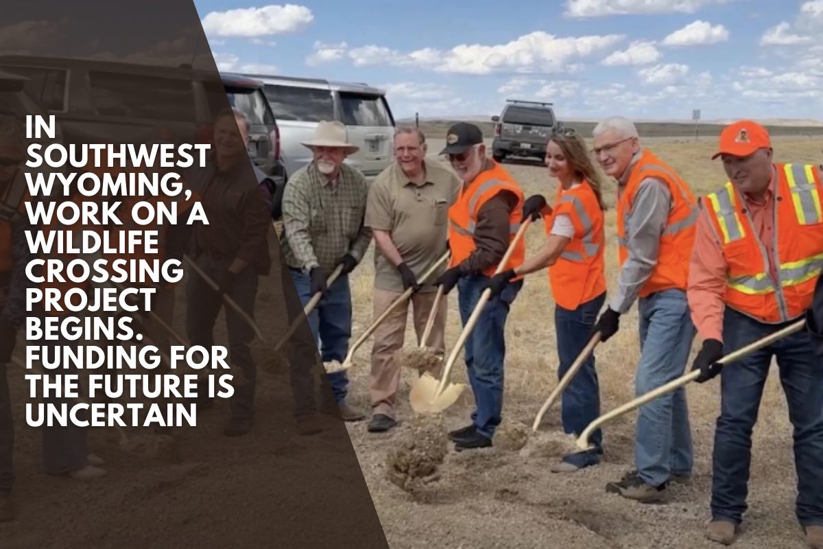 In southwest Wyoming, work on a wildlife crossing project begins. Funding for the future is uncertain