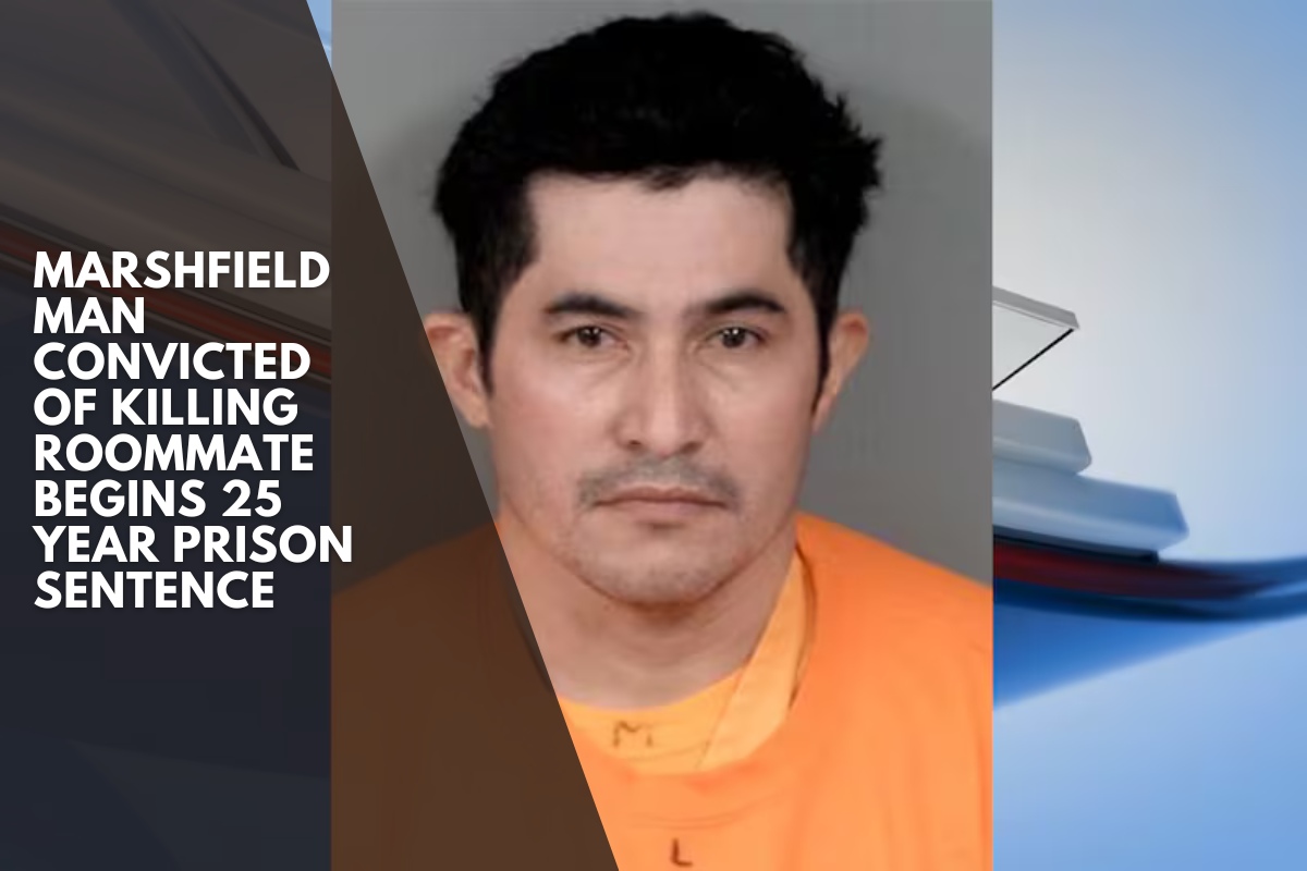 Marshfield man convicted of killing roommate begins 25-year jail sentence