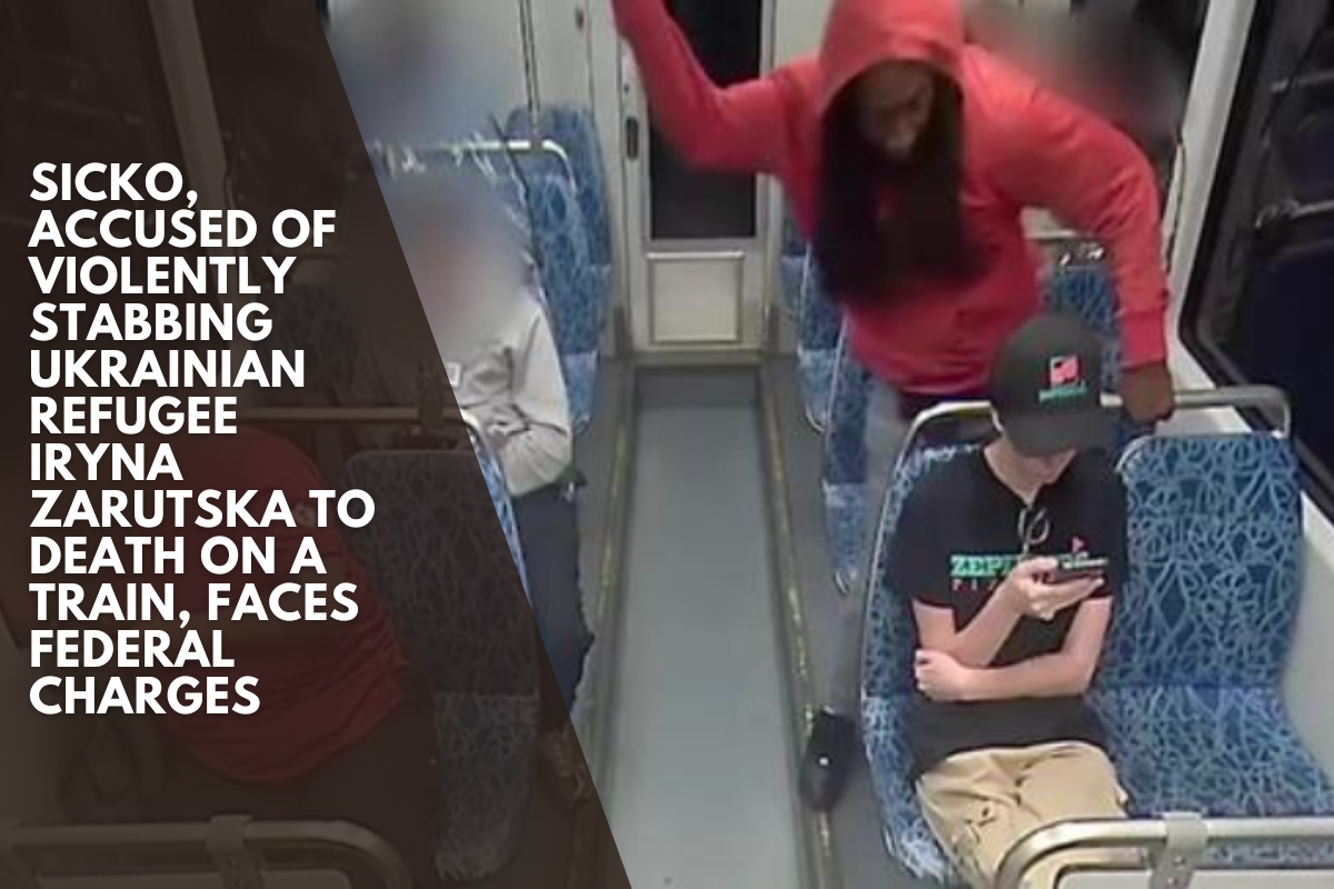 Sicko, accused of violently stabbing Ukrainian refugee Iryna Zarutska to death on a train, faces federal charges