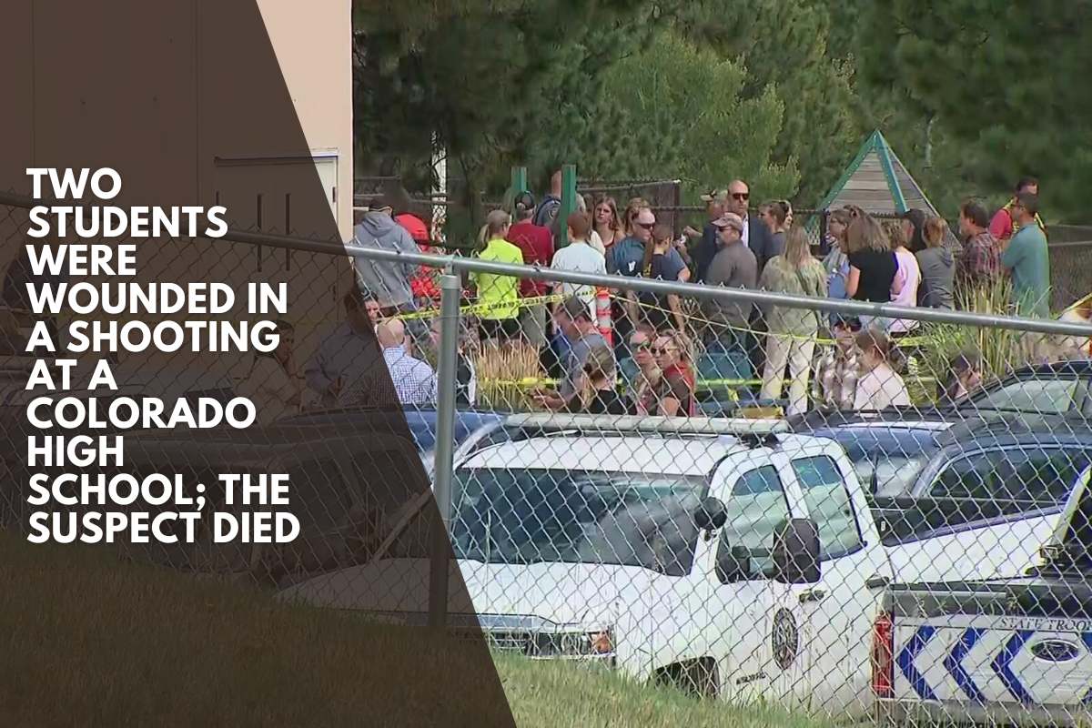 Two students were wounded in a shooting at a Colorado high school; the suspect died