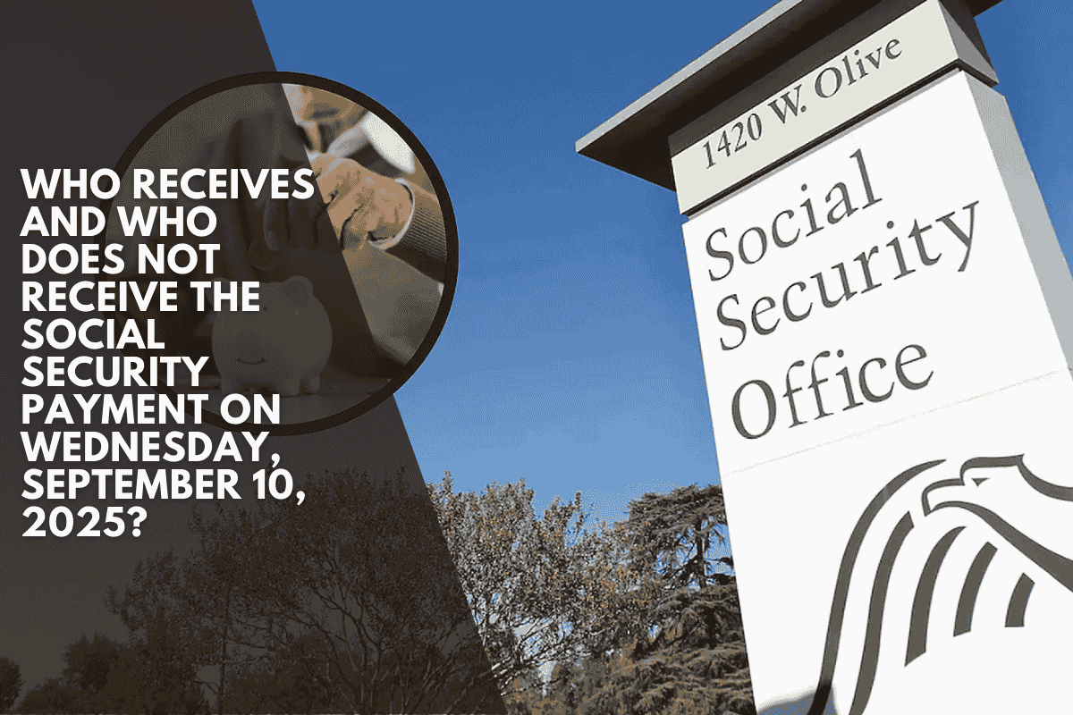Who receives and who does not receive the Social Security payment on Wednesday, September 10, 2025?