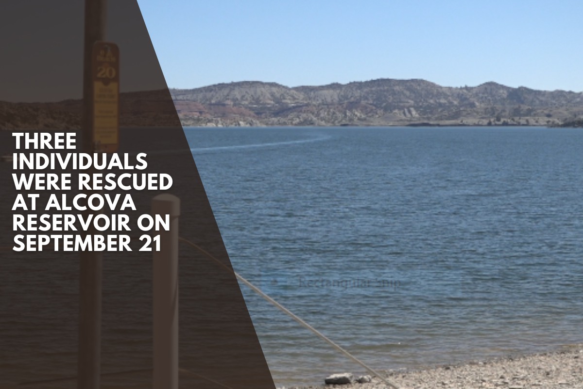 Three individuals were rescued at Alcova Reservoir on September 21